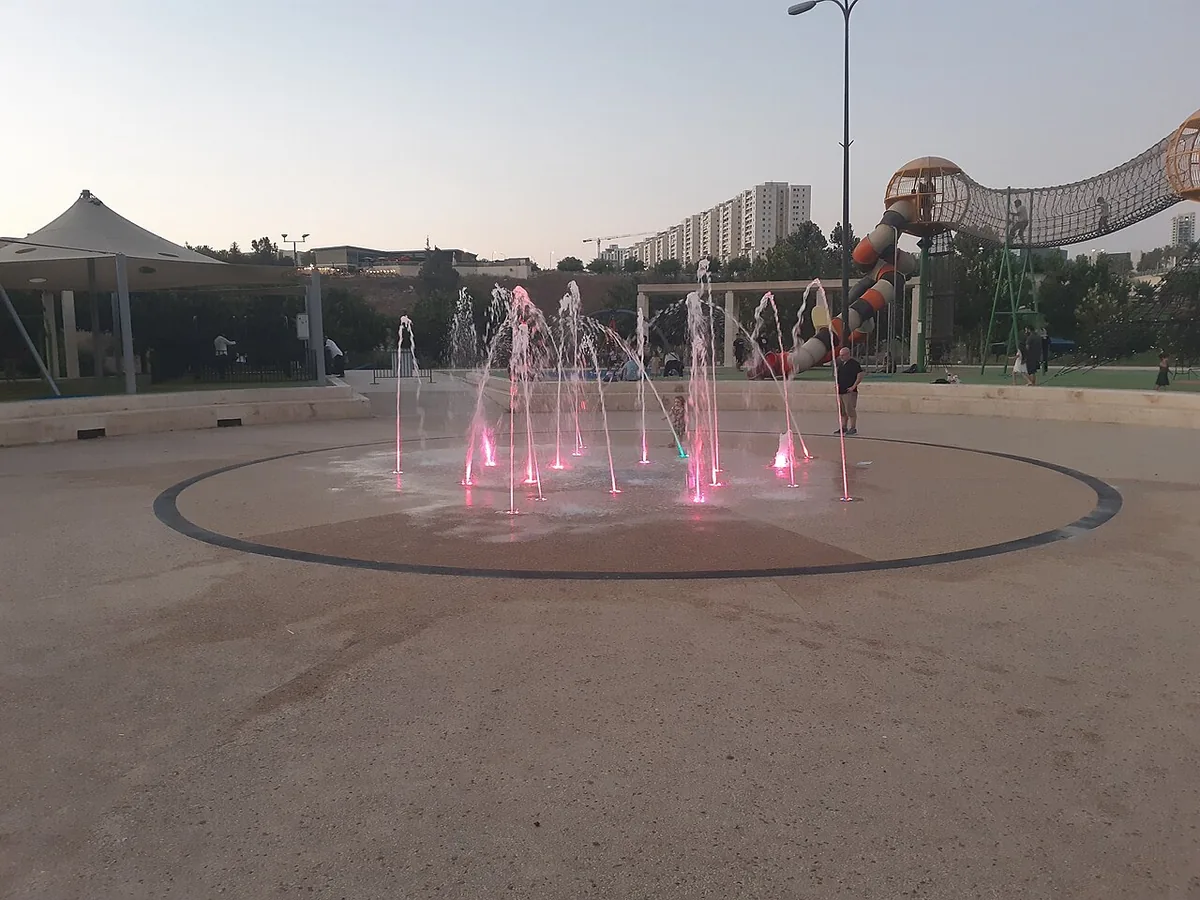 The fountain in Anava Park, Modi'in